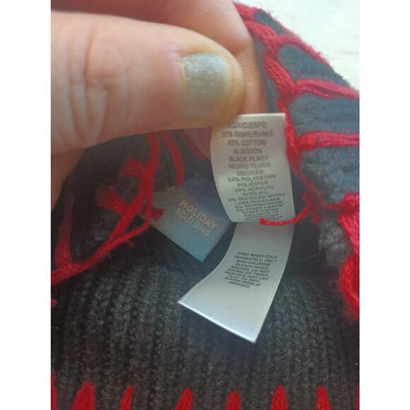 Not So Ugly Christmas Sweater Women Black Knit Mock Neck Long Sleeve Medium - Picture 5 of 6